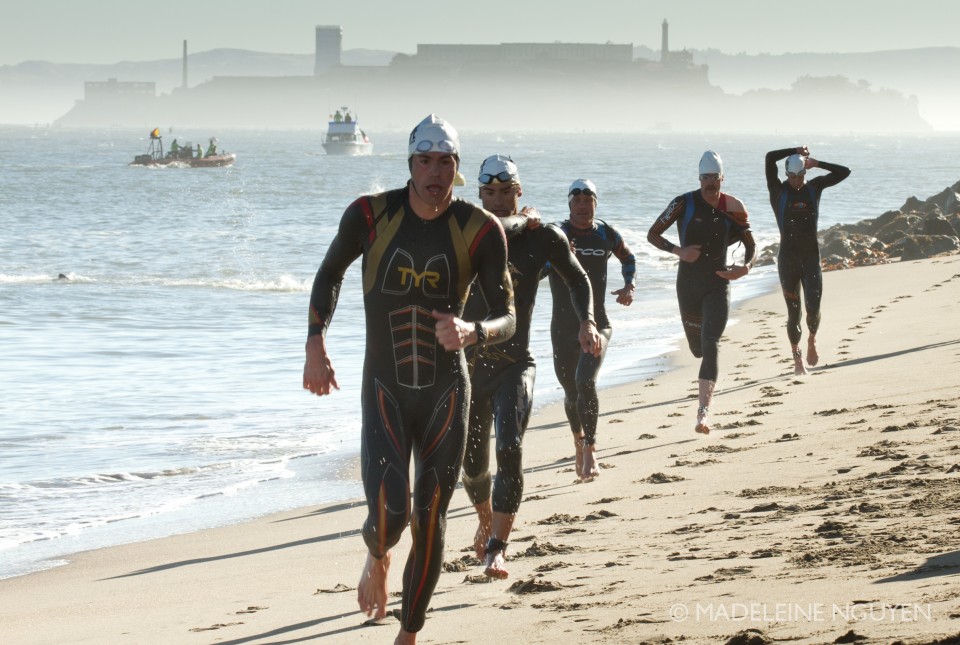 Andy Potts out of the water in his Tyr Freak of Nature.
